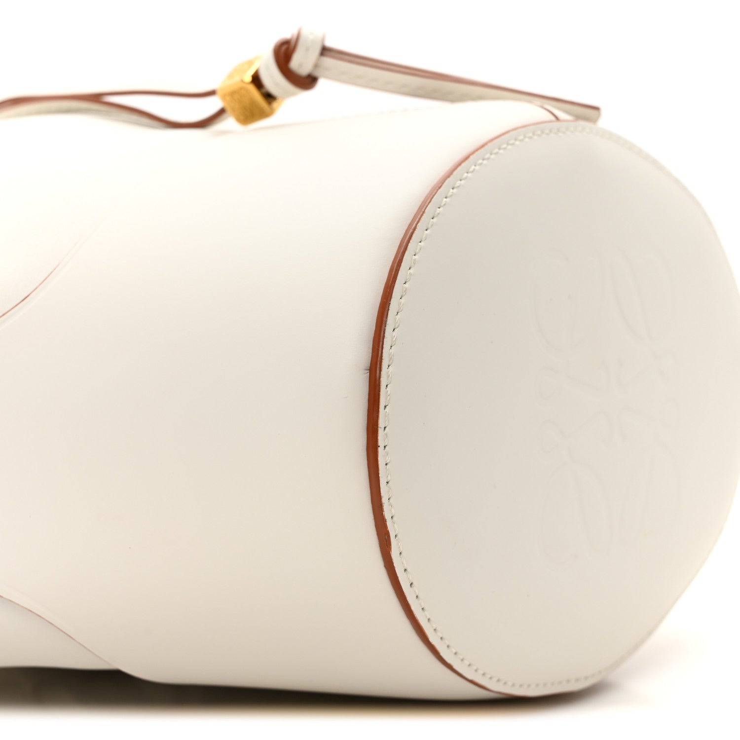 Loewe Calfskin Small Balloon Bucket Bag Soft White 8 of 9