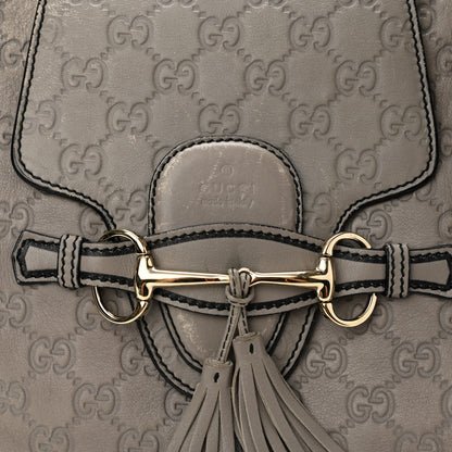 Gucci Soft Guccissima Medium Emily Hobo Storm Grey 13 of 15