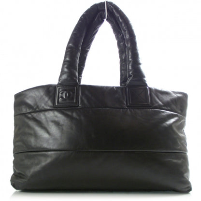 Chanel Lambskin COCO Cocoon Medium Zipped Tote Black 1 of 9