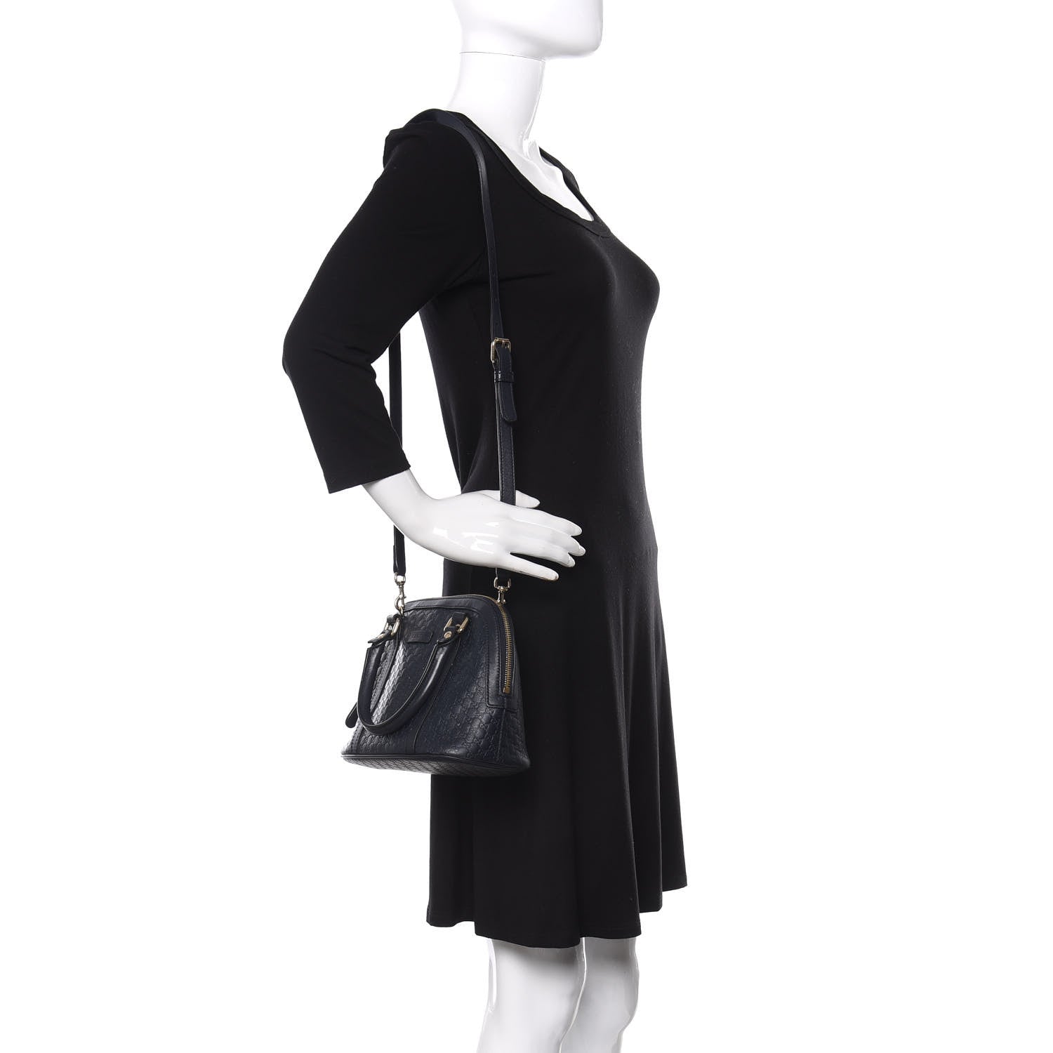 Gucci Soft Microguccissima Mini Dome Bag Blue 2 of 16