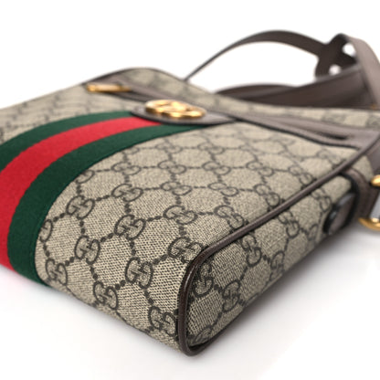 Gucci GG Supreme Monogram Web Small Ophidia Messenger Bag Brown 9 of 9