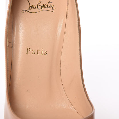 Christian Louboutin Patent So Kate 120 Pumps 37 Nude 16 of 21
