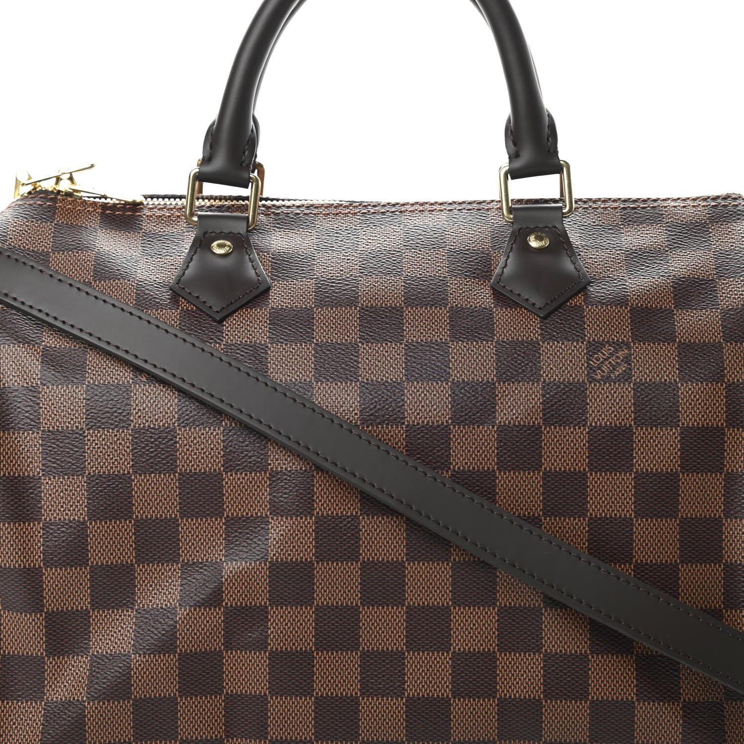 Louis Vuitton Damier Ebene Speedy Bandouliere 30 8 of 11