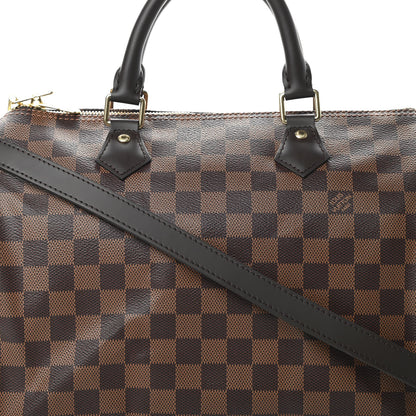 Louis Vuitton Damier Ebene Speedy Bandouliere 30 8 of 11