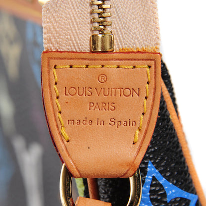 Louis Vuitton Monogram Multicolor Pochette Accessories Black 6 of 7
