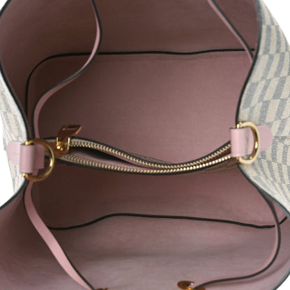 Louis Vuitton Damier Azur Neonoe MM Eau De Rose 5 of 8