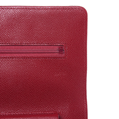 Chanel Caviar Quilted Wallet On Chain WOC Dark Pink 12 of 12