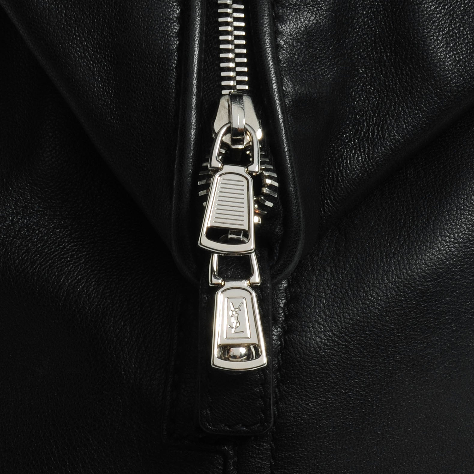 Saint Laurent Coated Lambskin Easy Y Rock Zip Tote Black 8 of 10