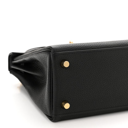 Hermes Togo Kelly Retourne 25 Black 9 of 11