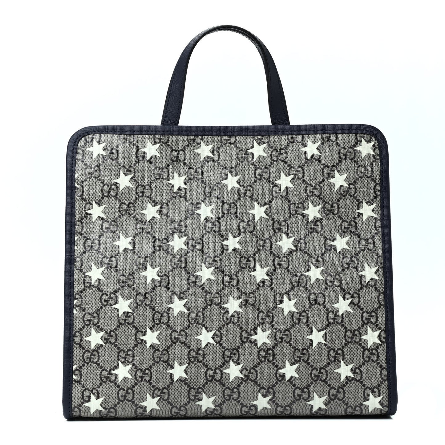 GG Supreme Monogram Stars Childrens Tote Beige Ebony Yellow Royal