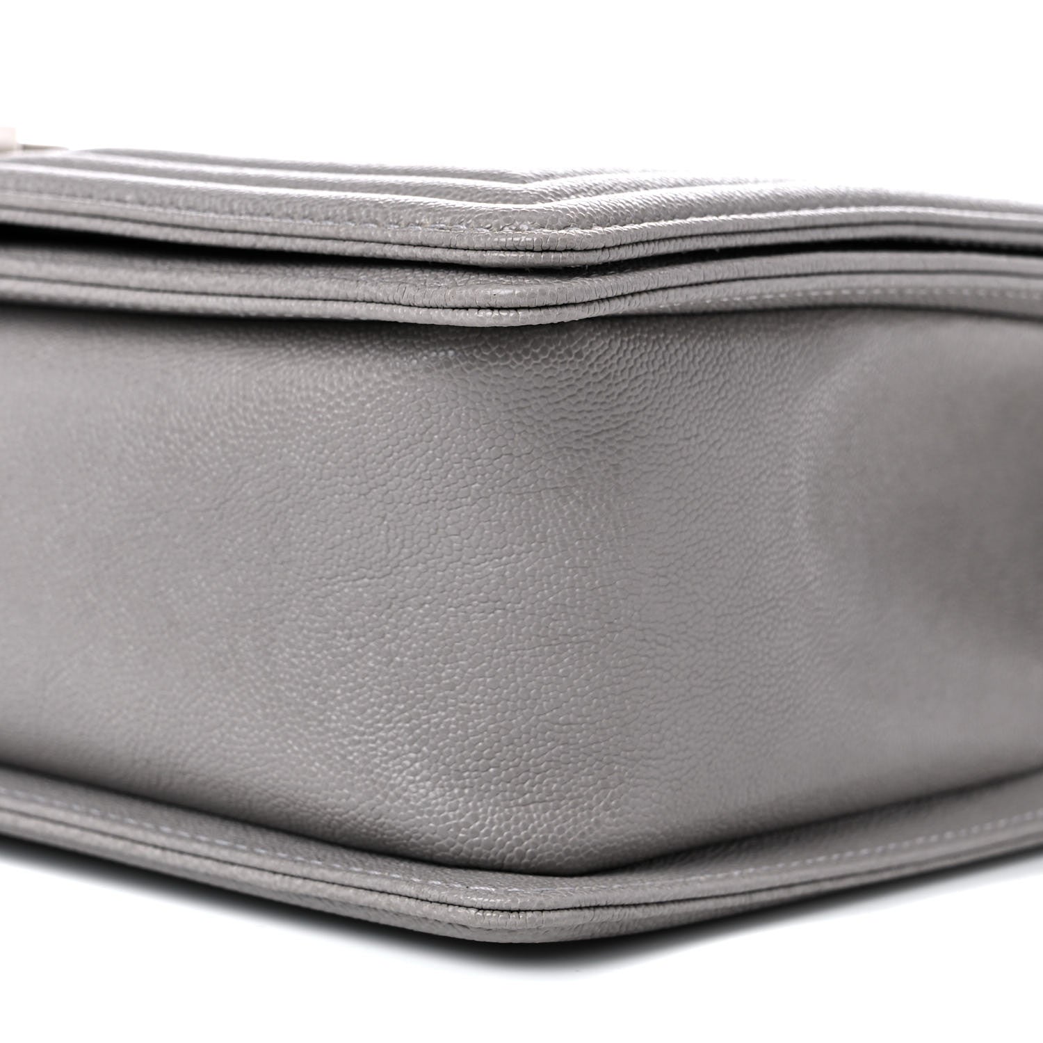 Chanel Caviar Quilted New Medium Boy Flap Grey 8 of 8
