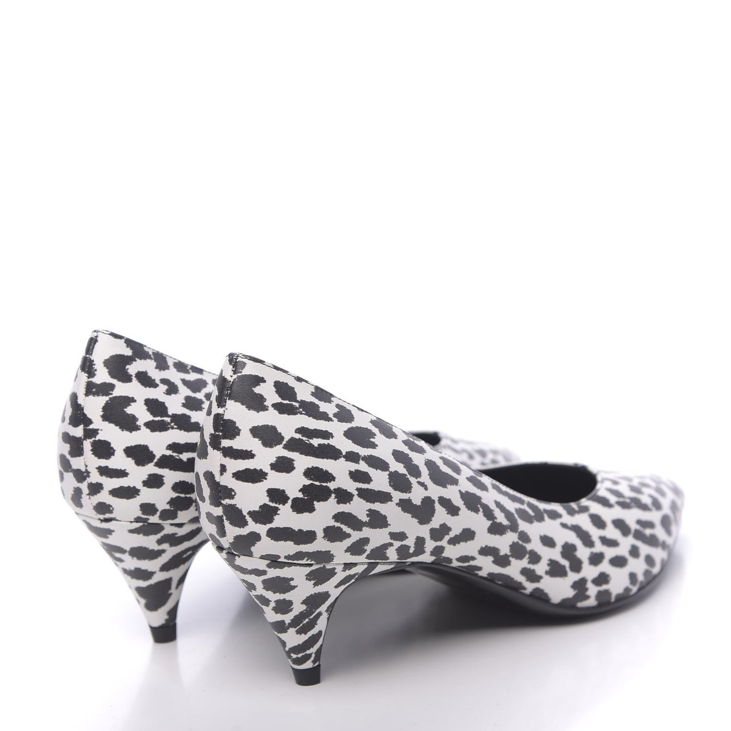 Soft Calfskin Baby Cat Paris 50 Pumps 35 Bianco White Black
