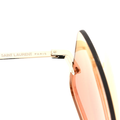 Saint Laurent Metal SL 312 M Sunglasses Gold 6 of 7