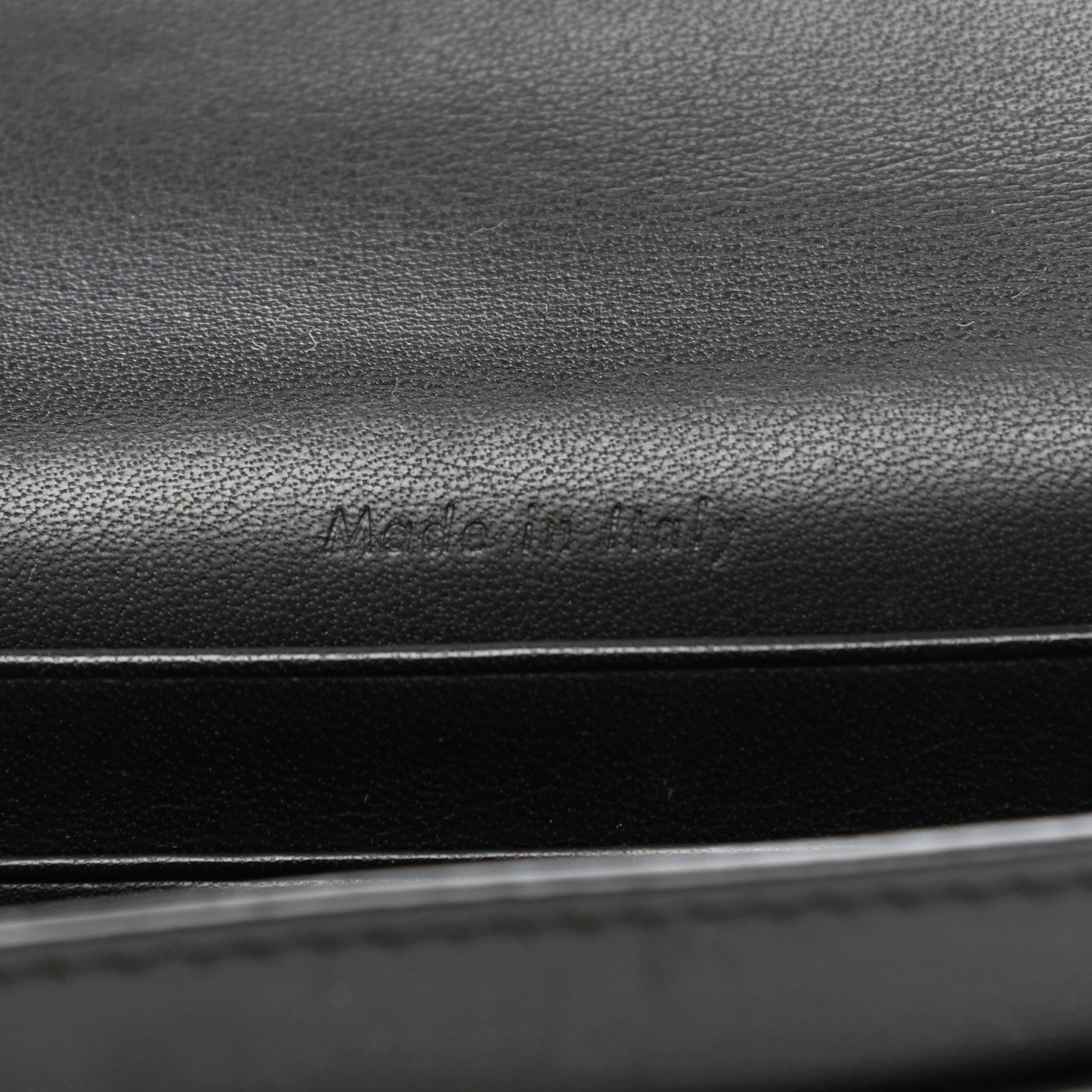 Celine Smooth Calfskin Pocket Card Holder Liquorice Black 7 of 11