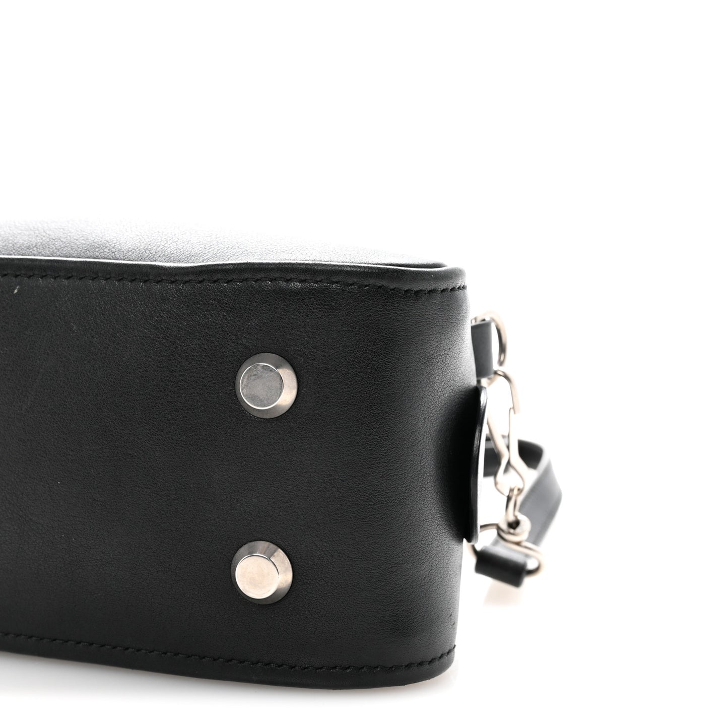 Calfskin S Triangle Duffle Black