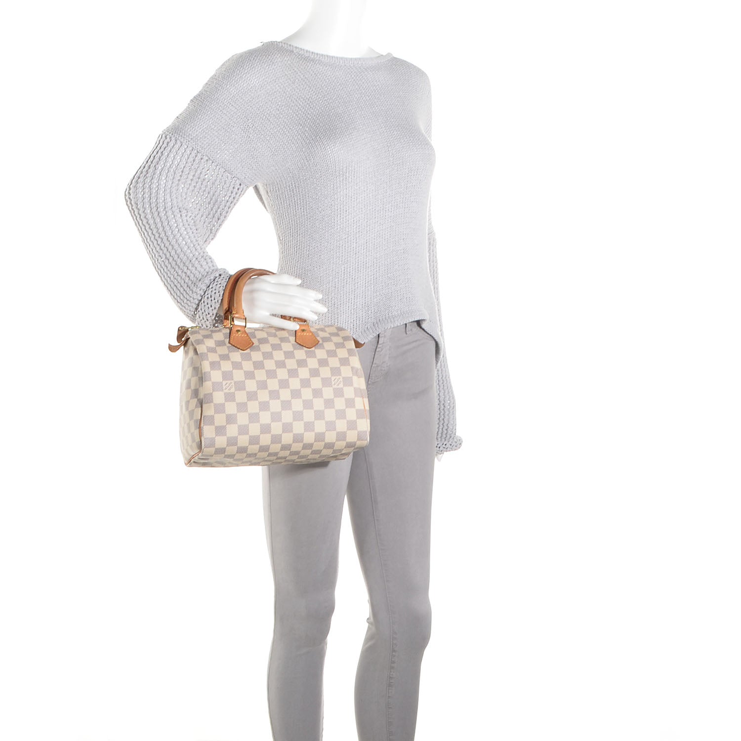 Louis Vuitton Damier Azur Speedy 25 2 of 8