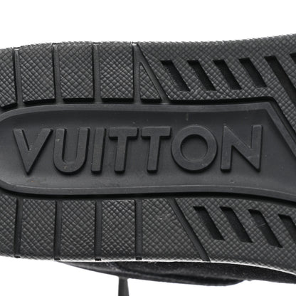 Louis Vuitton Suede Mens LV Trainer Sneakers 9 Black 6 of 9