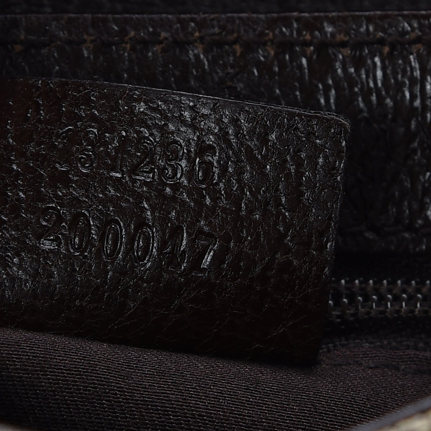 Monogram Waist Pouch Bag Dark Brown