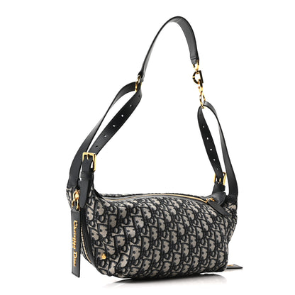 Christian Dior Oblique Small D-Journey Bag Blue 3 of 10
