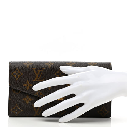 Louis Vuitton Monogram Sarah Wallet NM Rose Ballerine 2 of 13