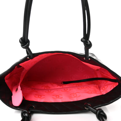 Chanel Calfskin Quilted Large Cambon Tote Black 5 of 15