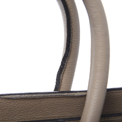Celine Drummed Calfskin Mini Luggage Dune 18 of 23