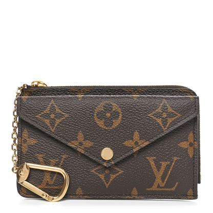 Louis Vuitton Monogram Recto Verso Card Holder Black 1 of 8