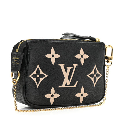 Louis Vuitton Empreinte Monogram Giant Mini Pochette Accessories Black 3 of 8