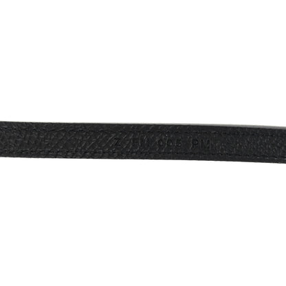 Hermes Epsom Petits Maillons Bag Strap Black Gold 4 of 4