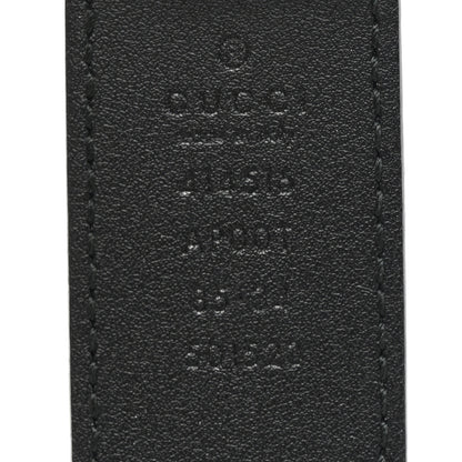 Gucci Calfskin Double G 30mm Belt 85 34 Black 3 of 5