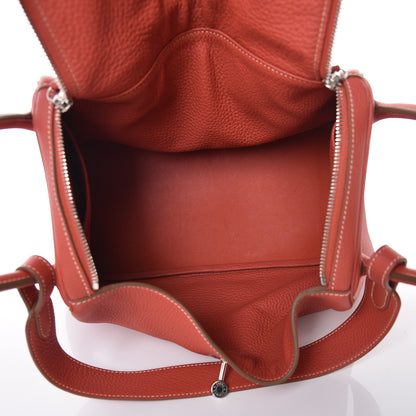 Hermes Taurillon Clemence Lindy 30 Sanguine 5 of 7