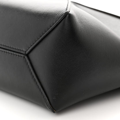 Loewe Shiny Calfskin Mini Puzzle Fold Tote Black 9 of 11