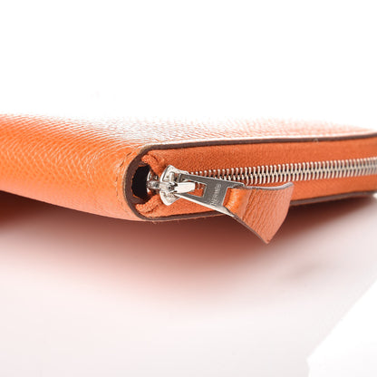 Hermes Epsom Azap Wallet Orange 9 of 12
