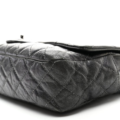 Chanel Iridescent Caviar Quilted Jumbo Easy Flap Grey 10 of 10