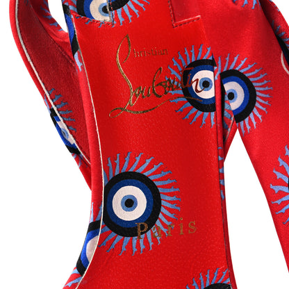 Christian Louboutin Crepe Satin Greekaba Du Desert 1000 Sandal 36 Red 7 of 7