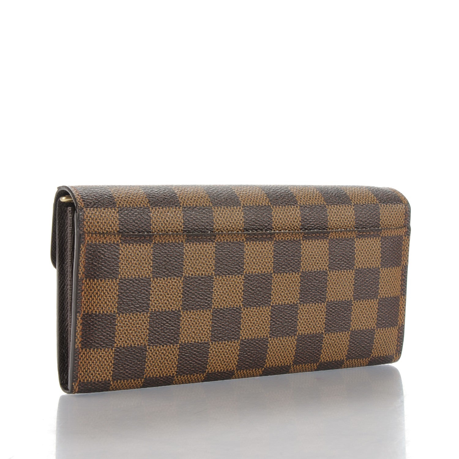 Louis Vuitton Damier Ebene Sarah Wallet NM 3 of 8