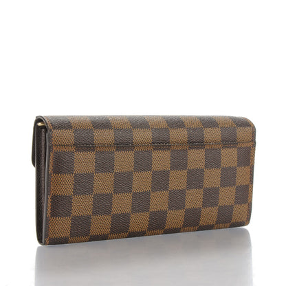 Louis Vuitton Damier Ebene Sarah Wallet NM 3 of 8