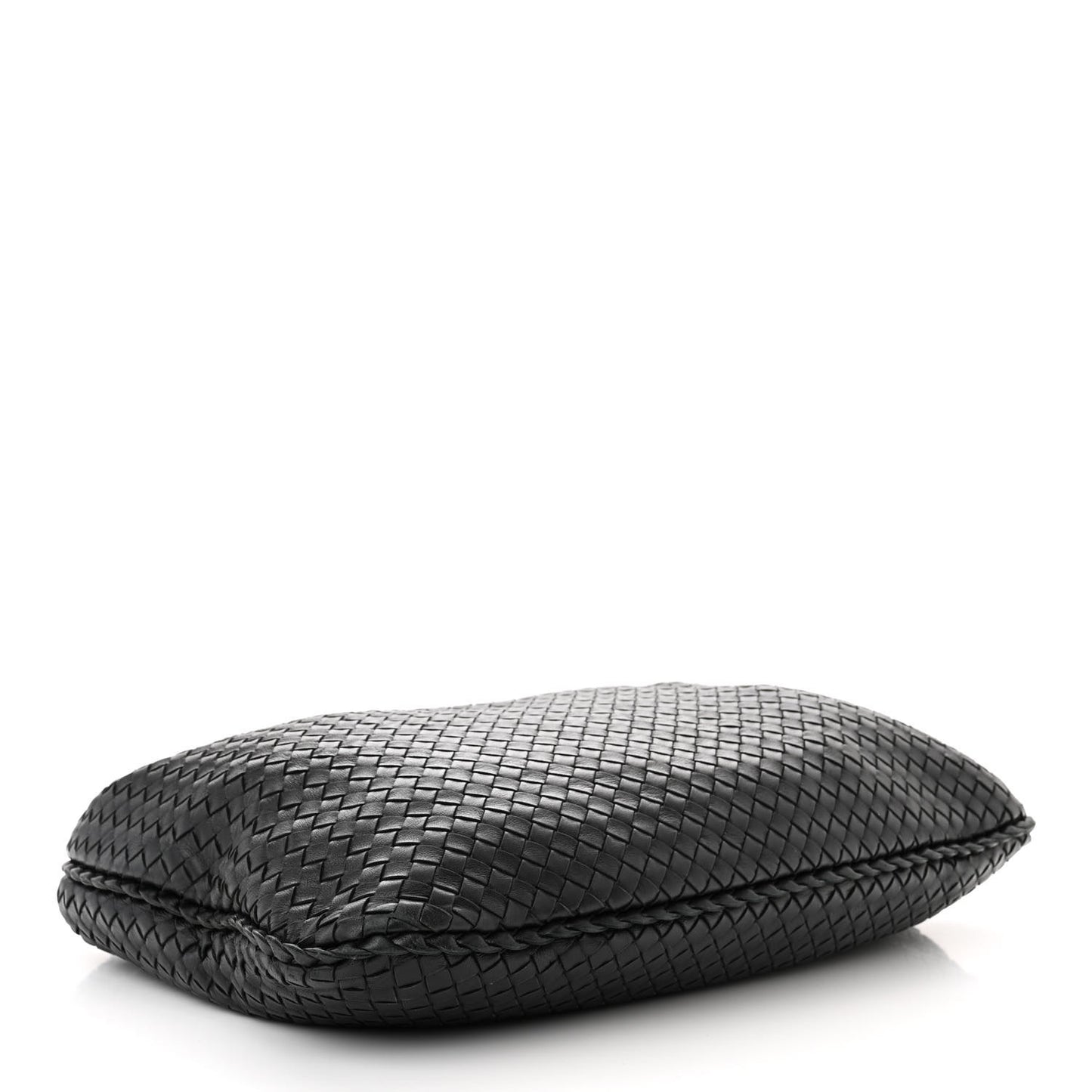 Nappa Intrecciato Large Veneta Hobo Black