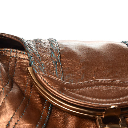 Fendi Nappa Fortuny Hologram Spy Tobacco Oro Ambrato 10 of 11