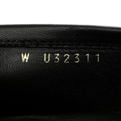 Chanel Calfskin Mens Stitched CC Loafers 42 Black 8 of 9
