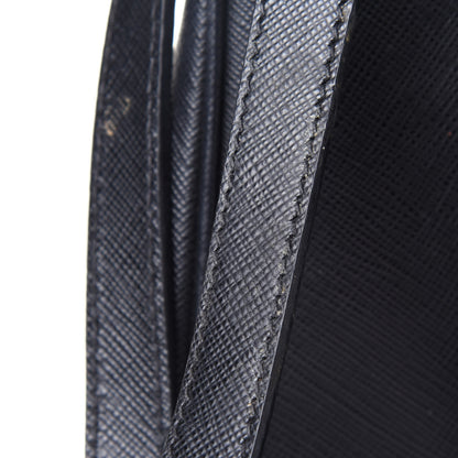 Prada Saffiano Small Galleria Double Zip Tote Black 5 of 5
