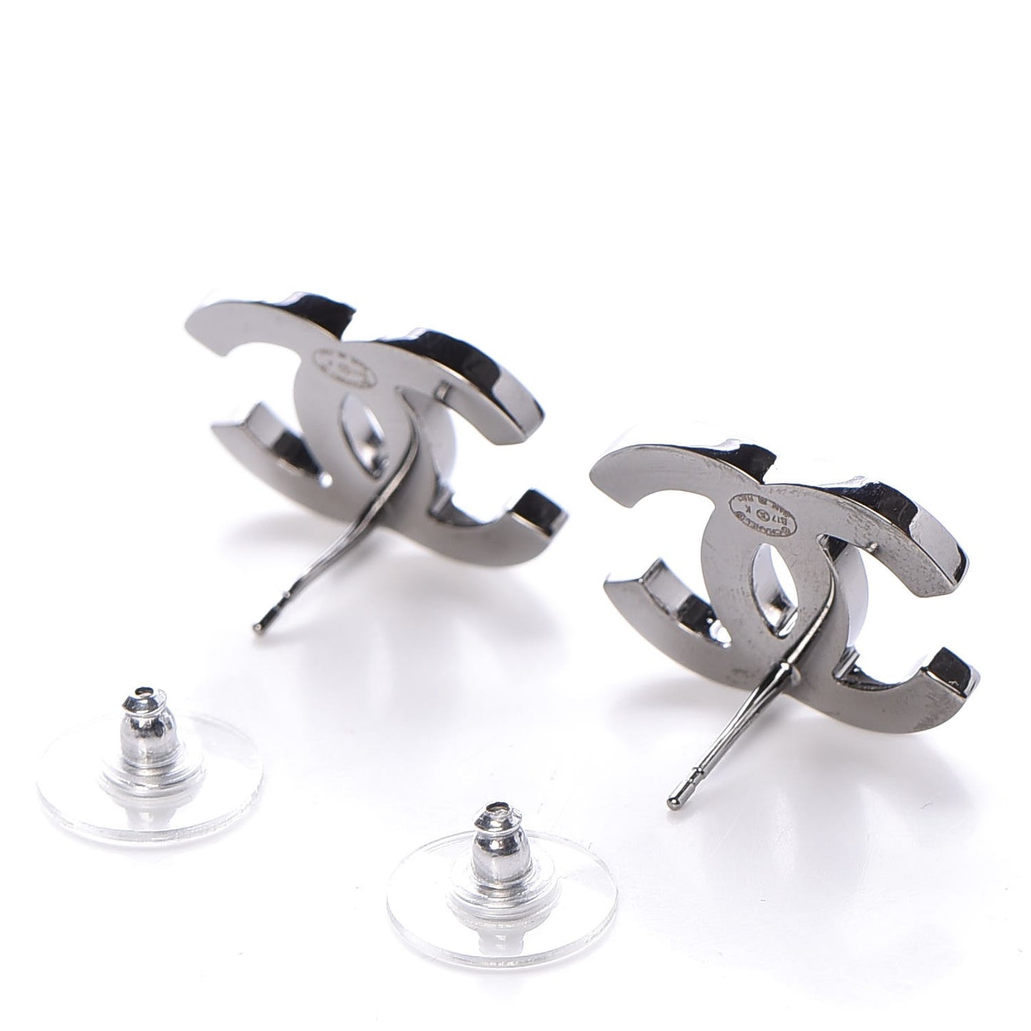 Ruthenium Crystal CC Earrings