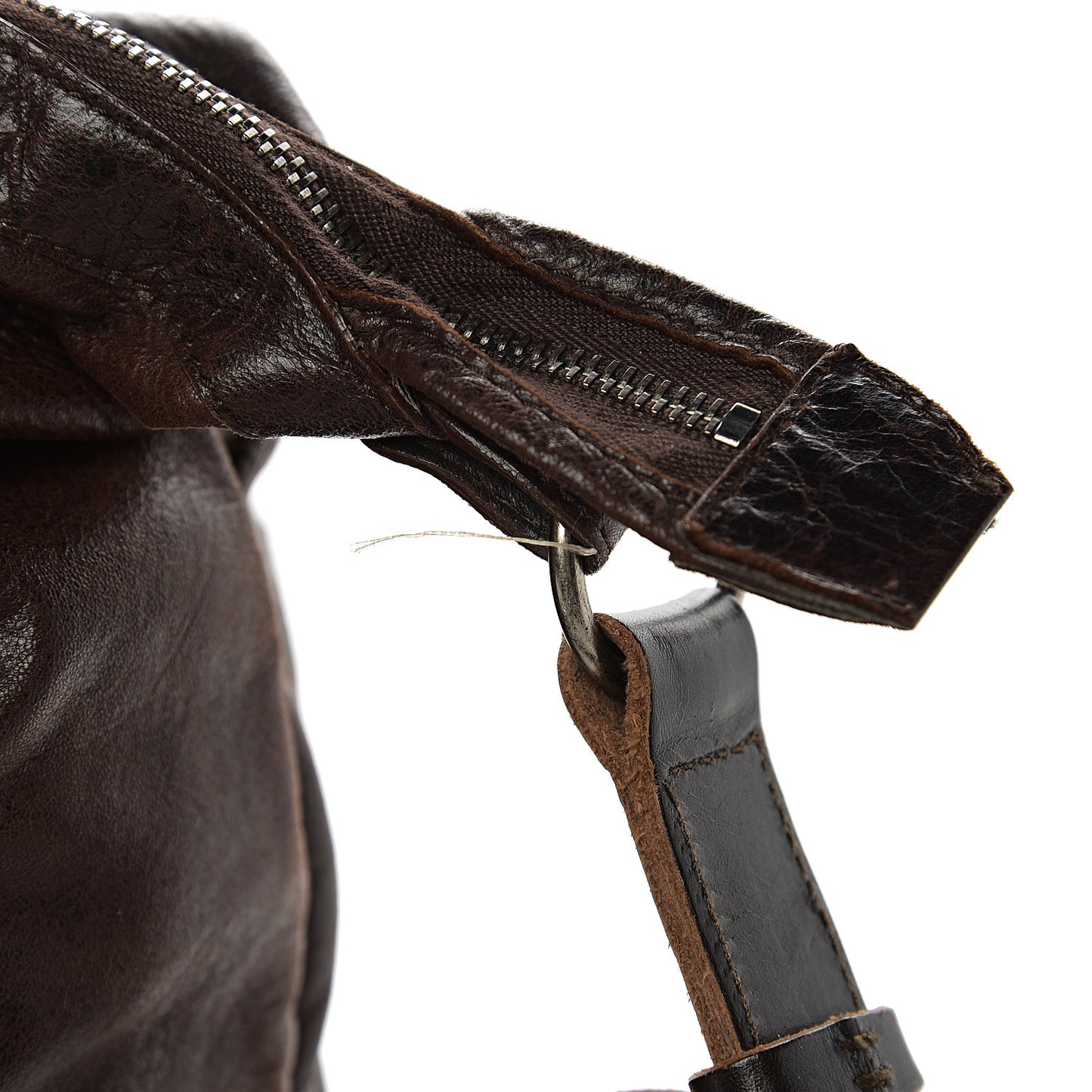 Chevre Classic Silver Hardware Mens Day Messenger Brown