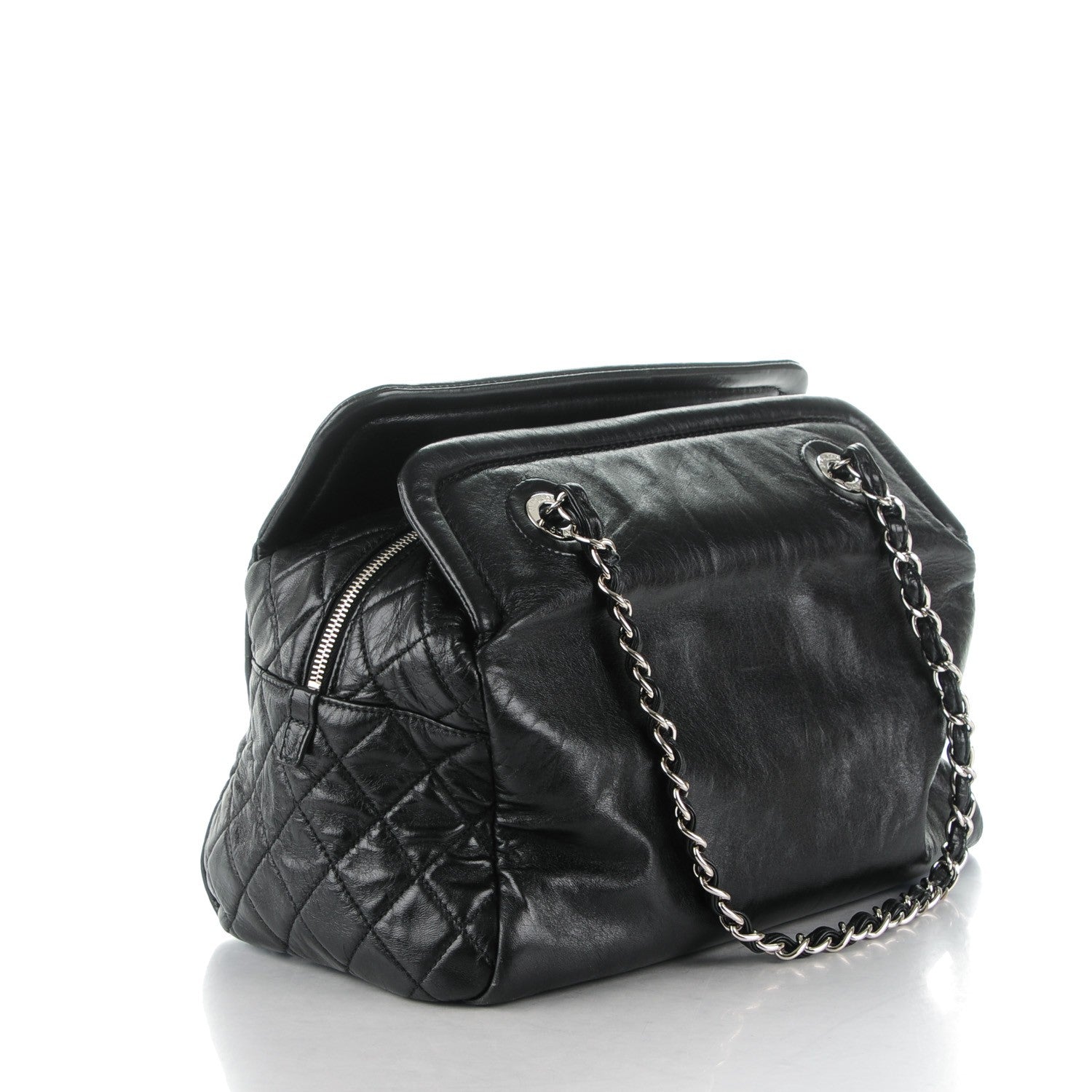Chanel Lambskin Timeless CC Tote Black 3 of 7