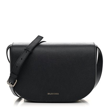 Balenciaga Signature Grained Calfskin Logo S Ville Day Bag Bleu Tempete Jaune 1 of 11