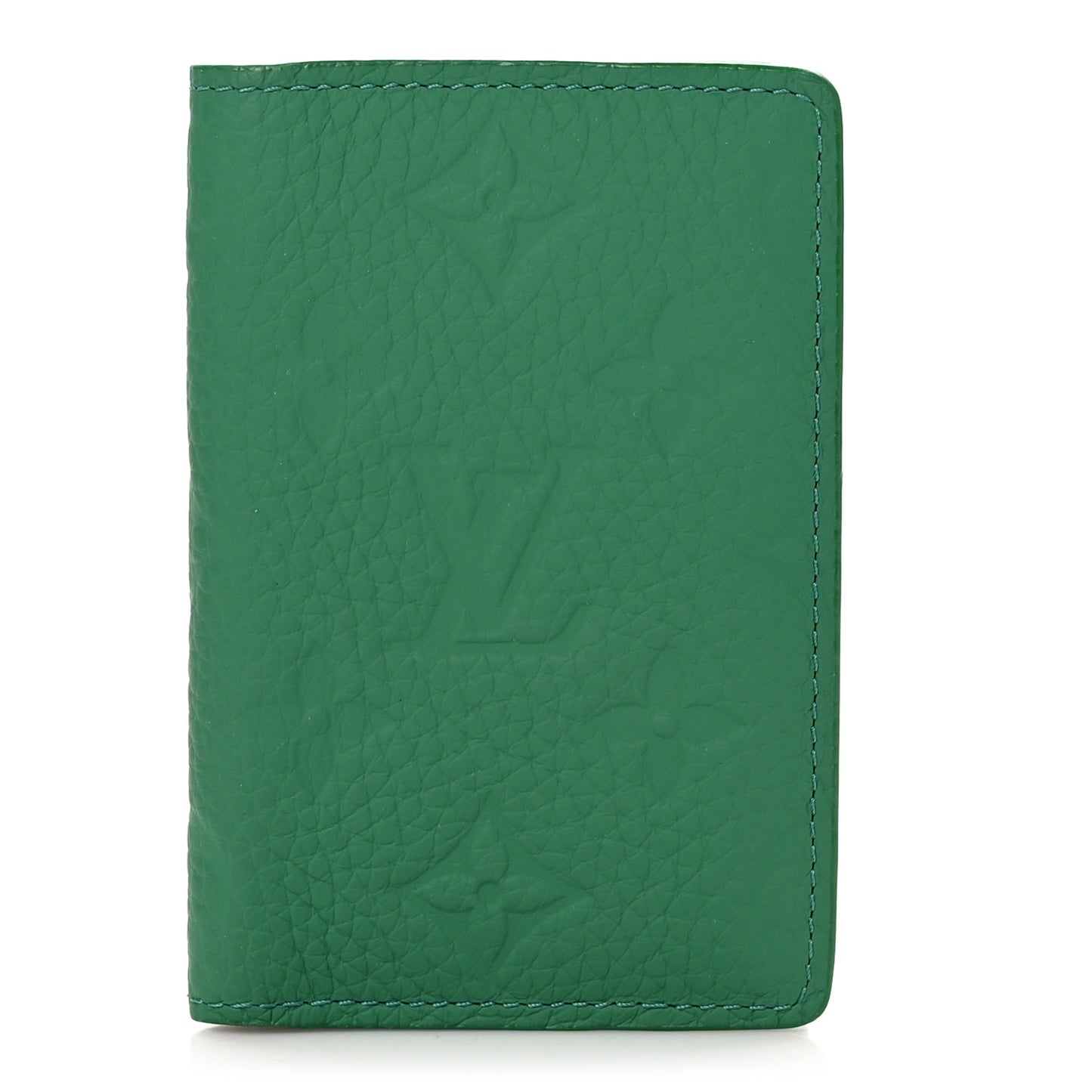Taurillon Monogram Pocket Organizer Green
