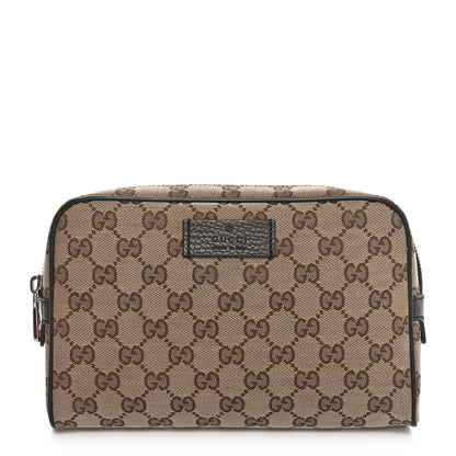 Gucci Monogram Belt Bag Dark Brown 1 of 11