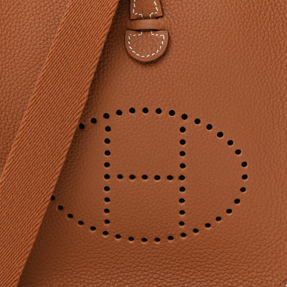 Hermes Taurillon Clemence Evelyne TPM Gold 8 of 11