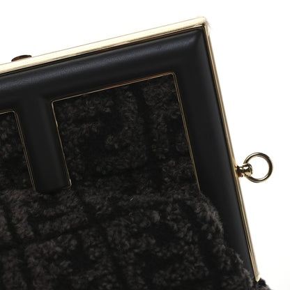 Fendi Shearling Shiny Nappa FF Midi Fendi First Real Ebano 10 of 13