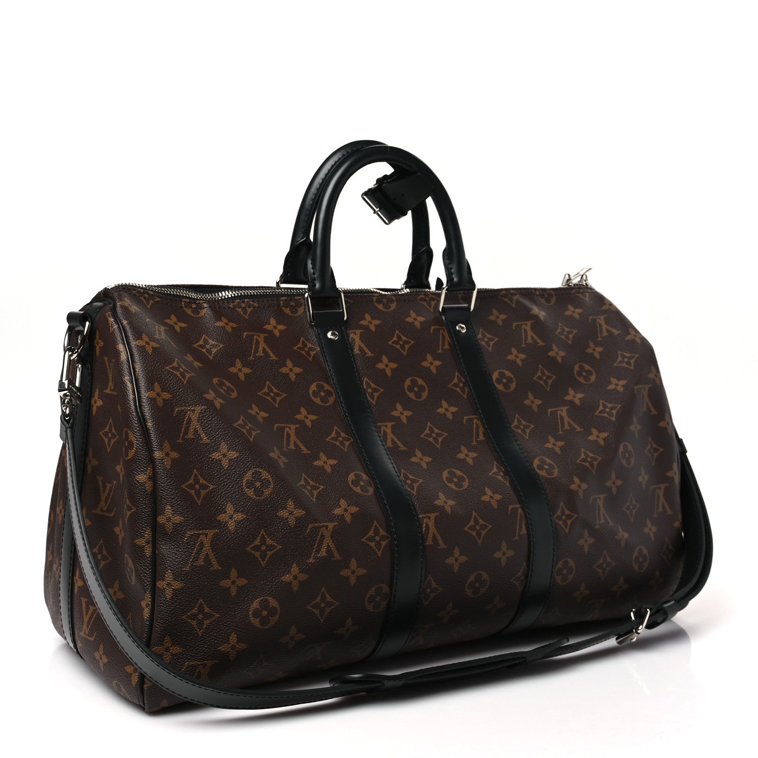 Louis Vuitton Monogram Macassar Keepall Bandouliere 45 2 of 7